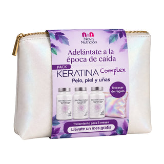 KERATIN COMPLEX PACK 3x2 + FREE TOILETRY BAG